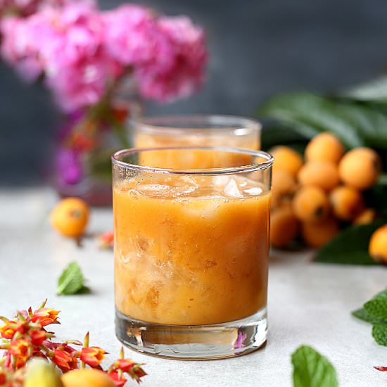 Loquat Orange Cocktail