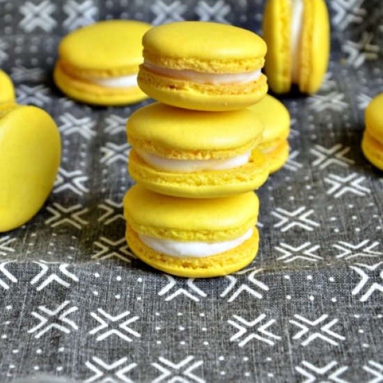 Lemon macarons