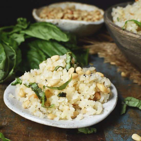 Cauliflower Rice Pilaf