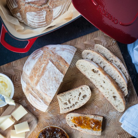 Sourdough bread with starter