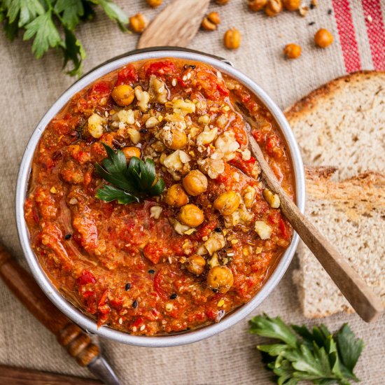 Homemade muhammara