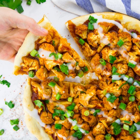 BBQ Pizza with Cauliflower