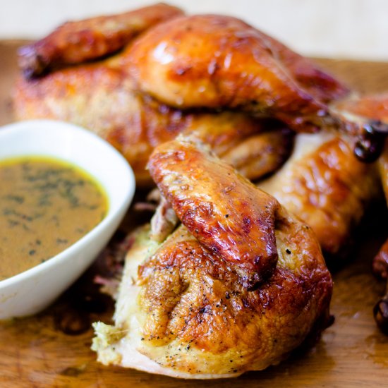 Garlic Truffle Chicken au Jus