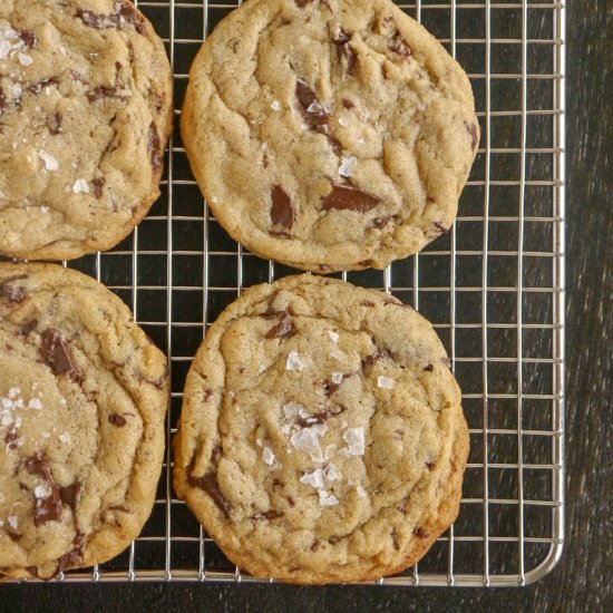 tahini chocolate chip cookies