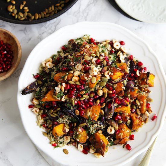 Roast Pumpkin and Quinoa Salad