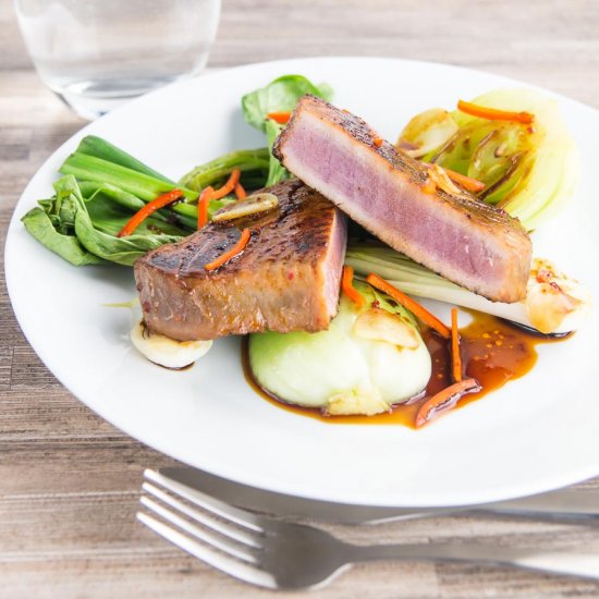 Honey and Soy Glazed Tuna Steak