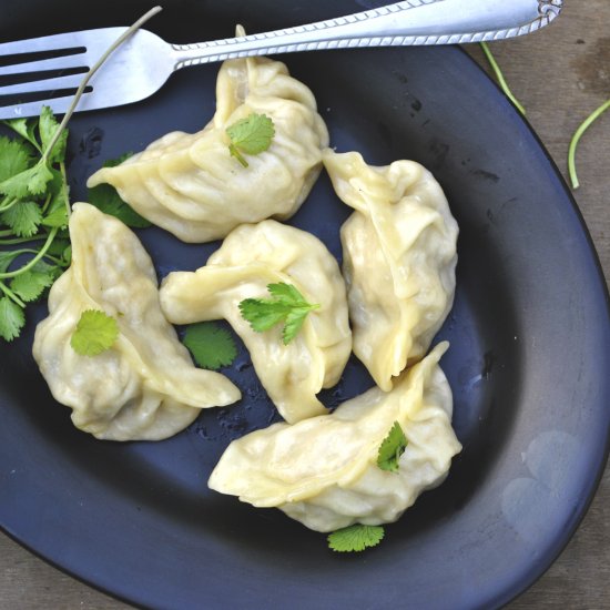 steamed chicken momo