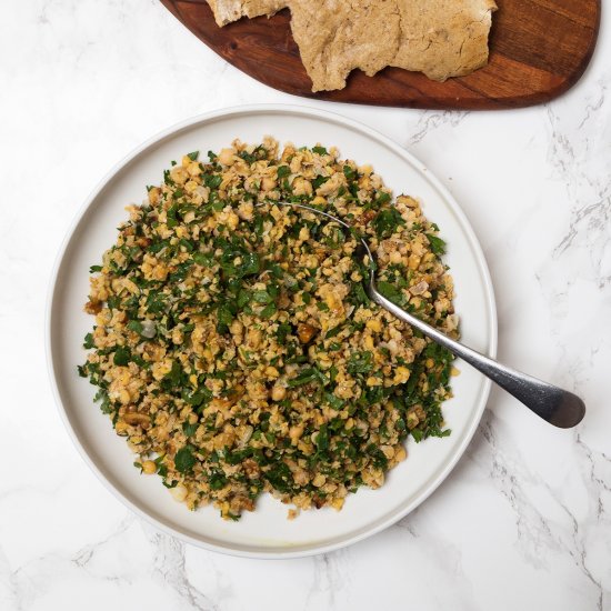 Chickpea And Walnut Salad