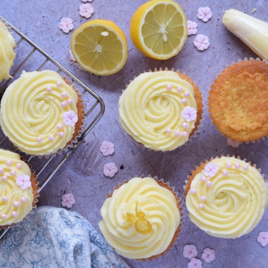 Lemon & Elderflower Cupcakes