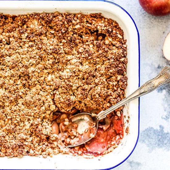 Healthy Apple Crumble