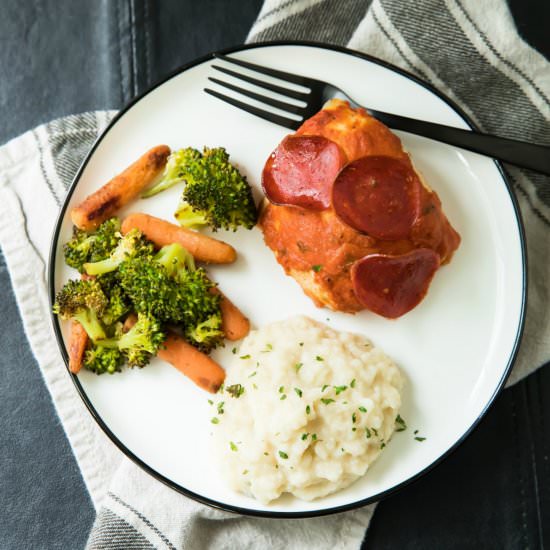 pizza stuffed chicken