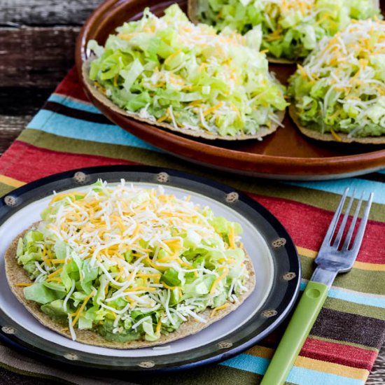 Easy Guacamole Tostadas