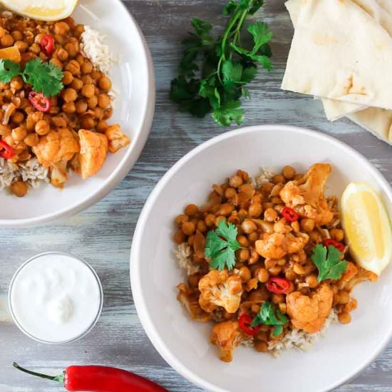 Chickpea Cauliflower Curry