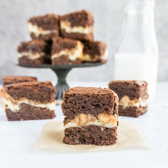 Peanut Butter Cream Cheese Brownies