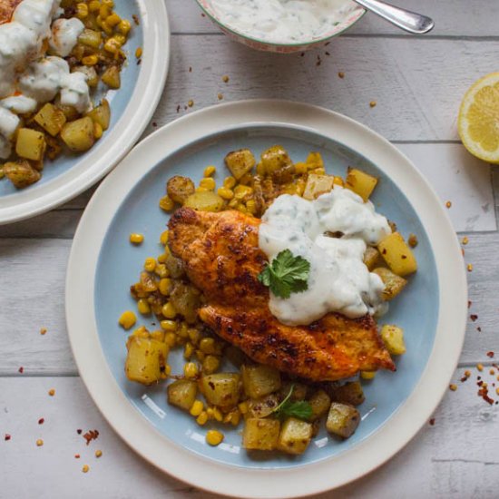 Chipotle Sweetcorn Hash