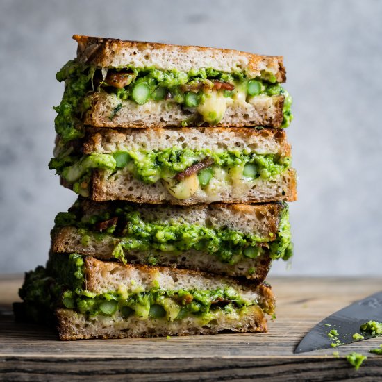 Green Grilled Cheese