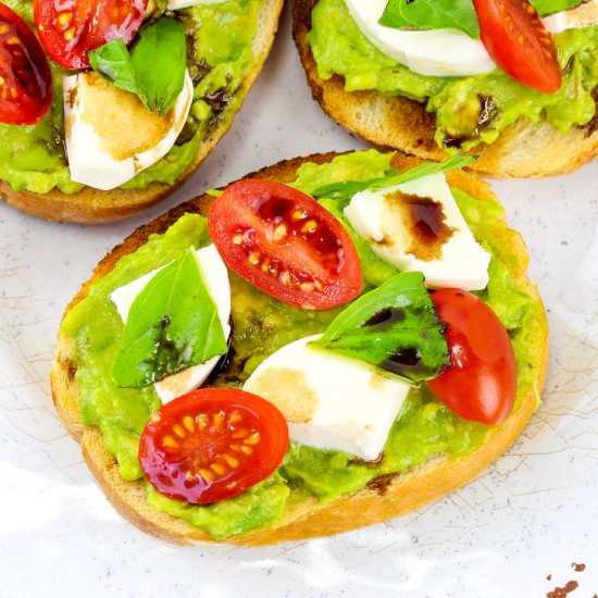 Yummy Balsamic Avocado Toast