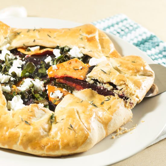 Savory Roasted Beet Galette