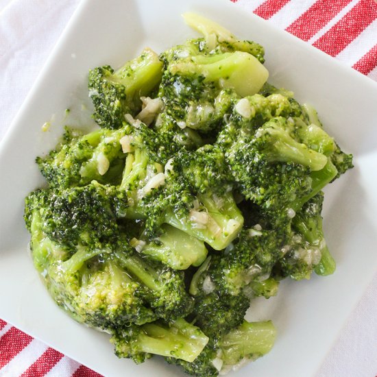 broccoli & garlic stir fry