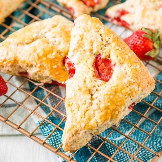 Strawberry Scones