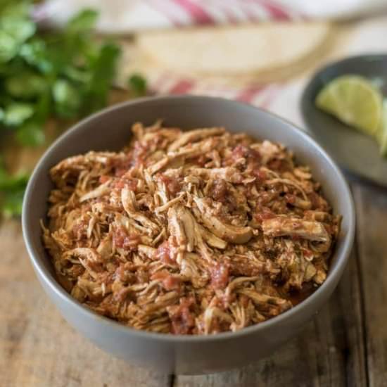 Crockpot Mexican Shredded Chicken