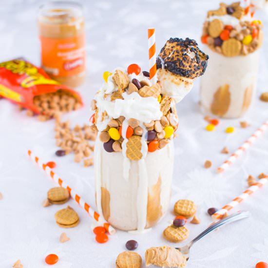 Toasted Fluffernutter Freakshake