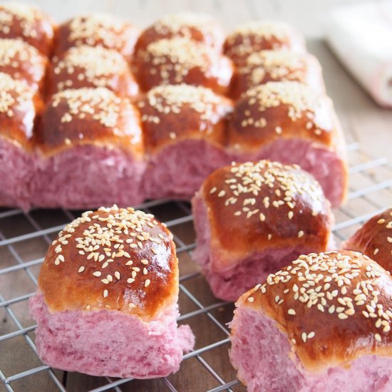 Japanese Purple Sweet Potato Bun