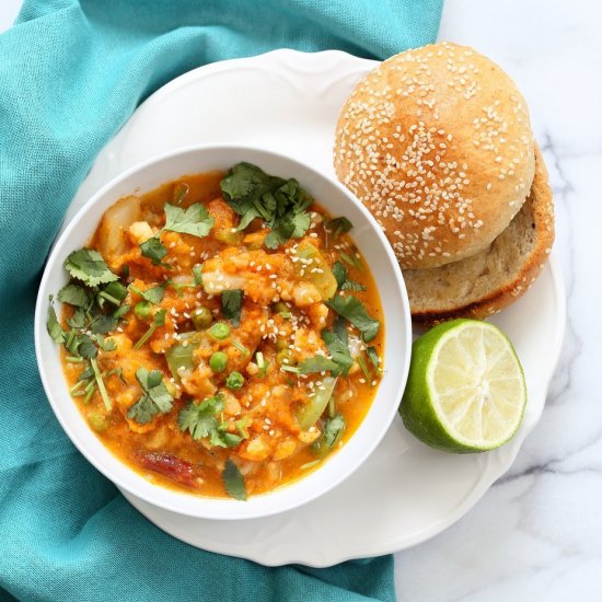 Indian Veggie Sloppy Joes