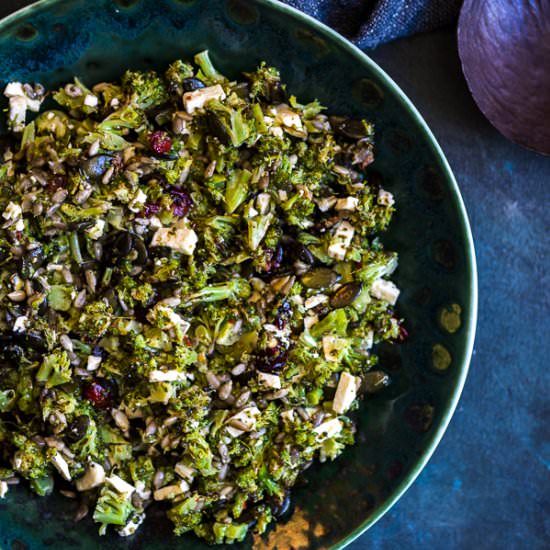 Roasted Broccoli Slaw