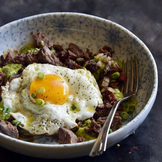 Low-Carb Leftover Pot Roast Hash