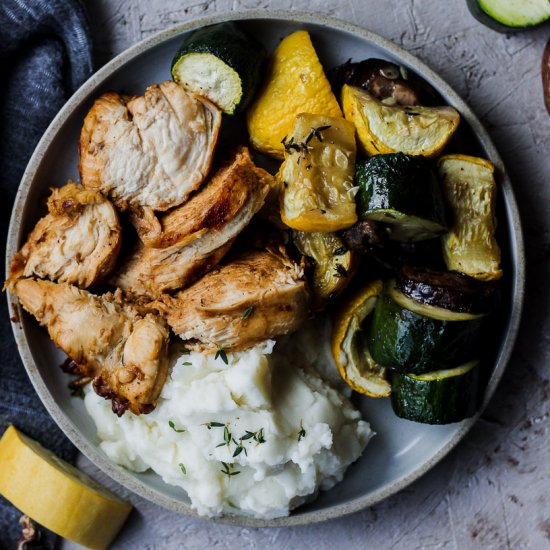 Lemon Thyme Chicken w/ Potatoes