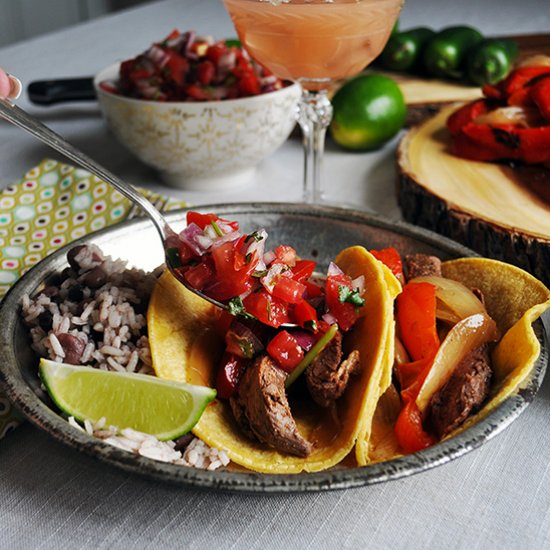 Steak Tacos with Pico de Gallo