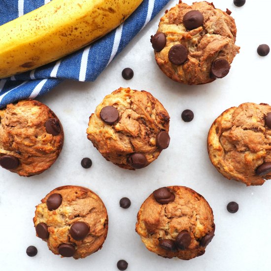 Chocolate Banana Muffins