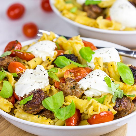 Sausage & Basil Campanelle