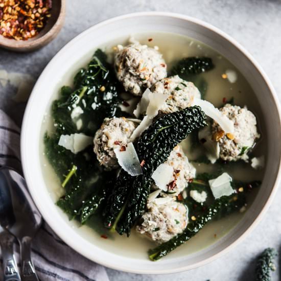 Healthy Italian Wedding Soup