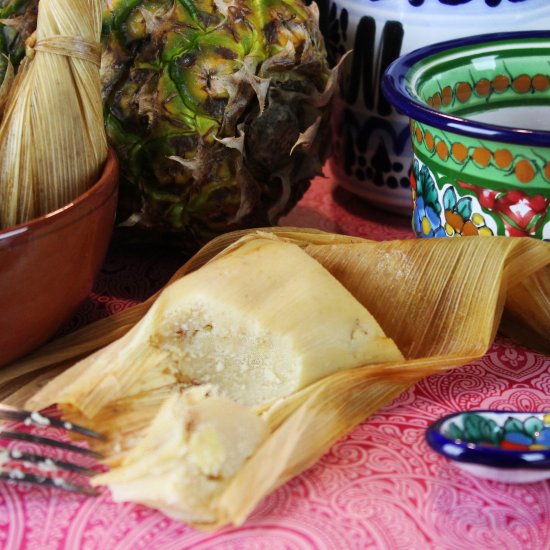 Pineapple tamales