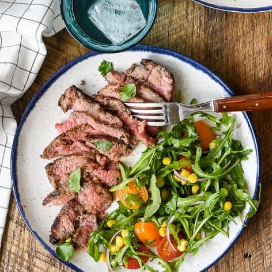 Cilantro Lime Marinated Skirt Steak