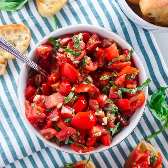 Tomato Basil Bruschetta