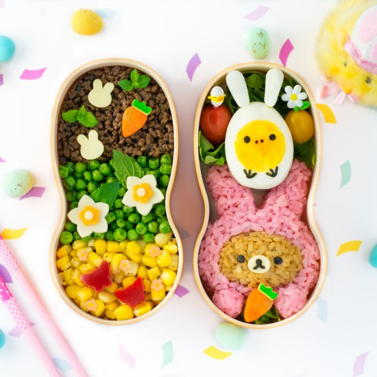 Bunny Rilakkuma Easter Bento