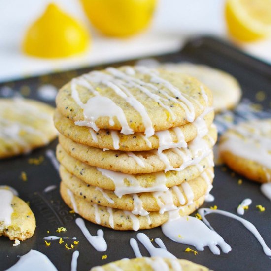 Lemon Poppy Seed Sugar Cookies