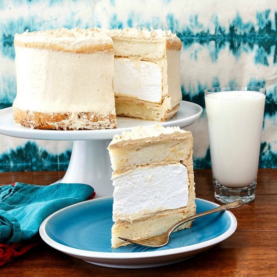 Peanut Butter Marshmallow Cake