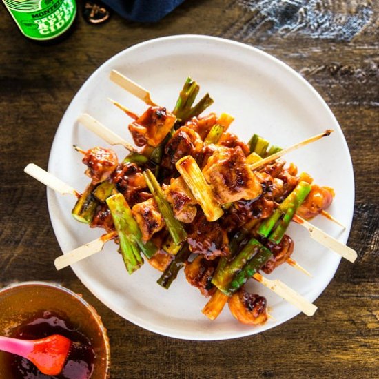 Korean Chicken Skewers