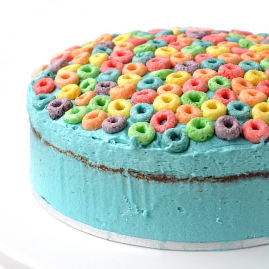 Froot Loop Cake