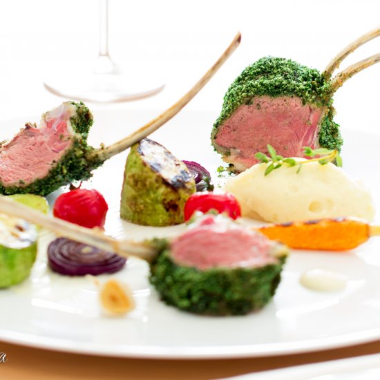 Herb Crusted Rack of Lamb