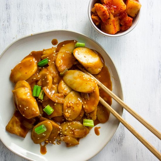 Sweet & Spicy Korean Rice Cakes