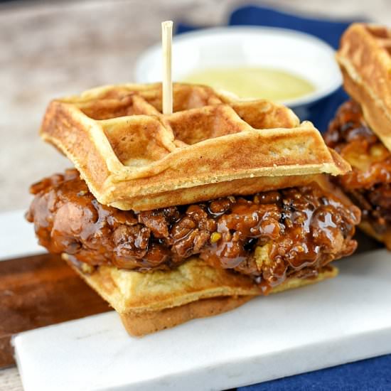 Sweet & Sticky Chicken Sliders