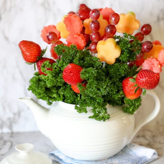 Flower Fruit Centerpiece