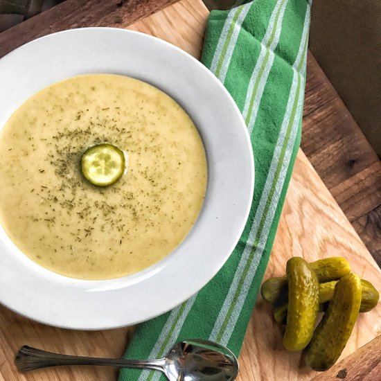 Polish Dill Pickle Soup