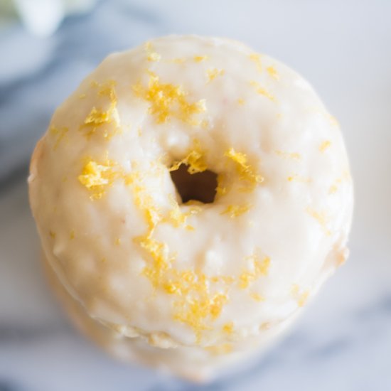 Baked Vegan Lemon Donuts