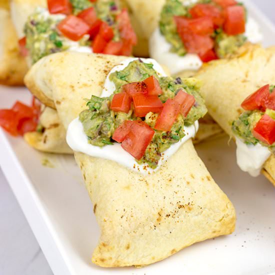 Baked Chicken Chimichangas